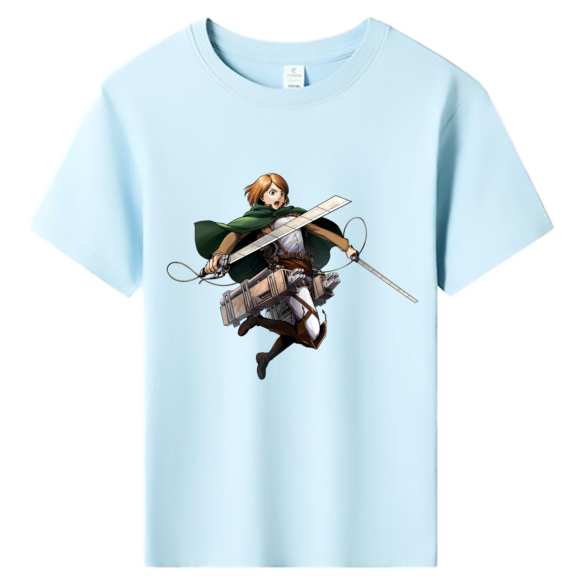（画像用） 進撃の巨人 ペトラ·ラル Attack on Titan Petra Rall 綿100％キッズTシャツ（フロントプリント）